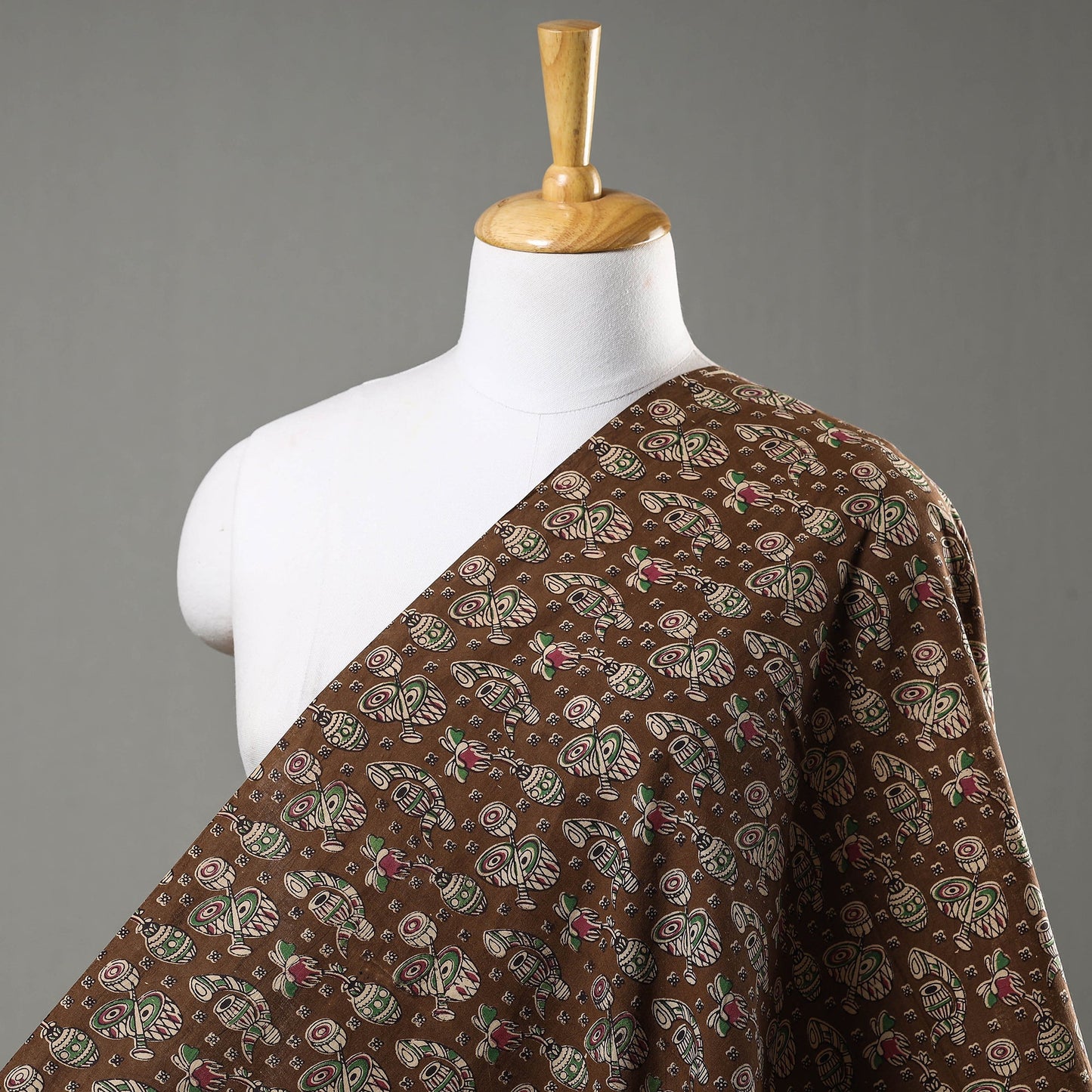 Buy Kalamkari Printed Cotton Fabric Online at iTokri.com
