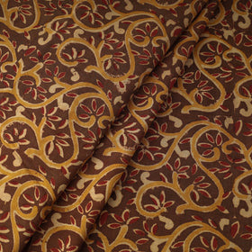 Buy Kalamkari Block Printed Cotton Fabric Online at iTokri.com