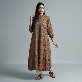  Kalamkari Printed Cotton Kurta For Women