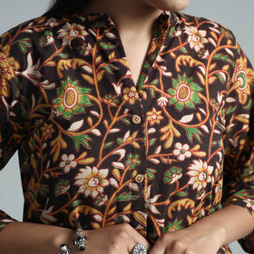  Kalamkari Printed Cotton Kurta For Women