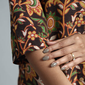  Kalamkari Printed Cotton Kurta For Women