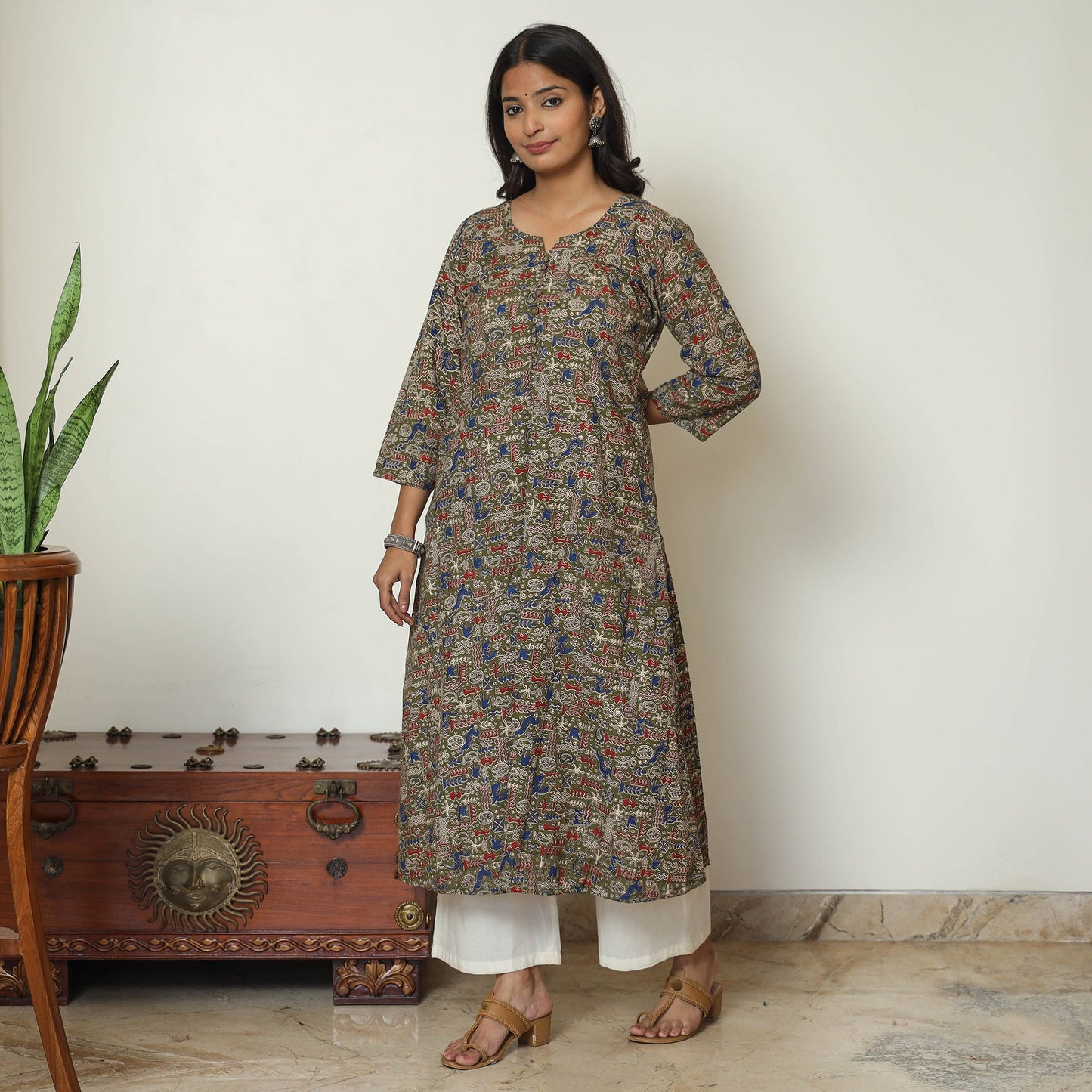 kalamkari printed kurta