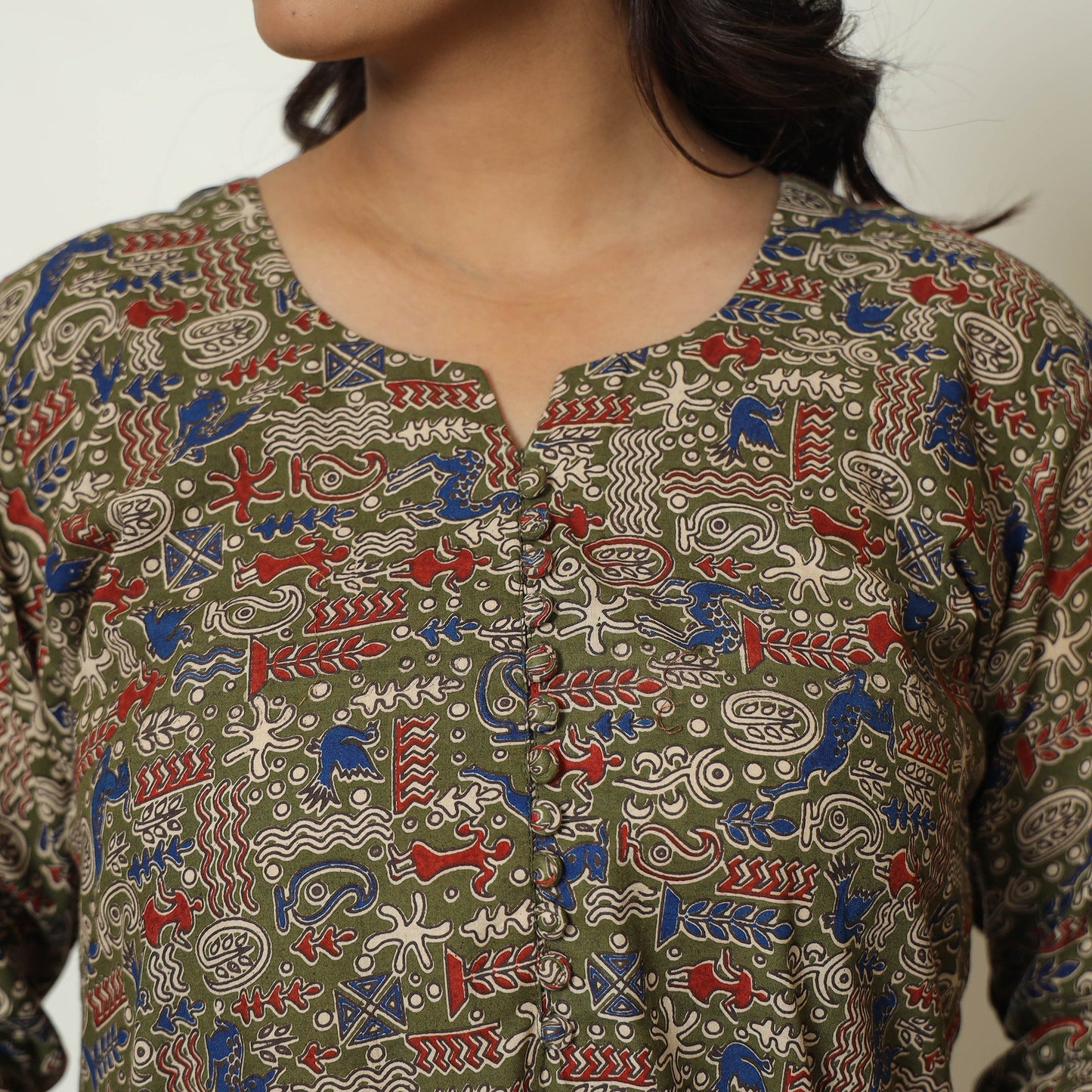 kalamkari printed kurta