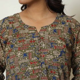 kalamkari printed kurta