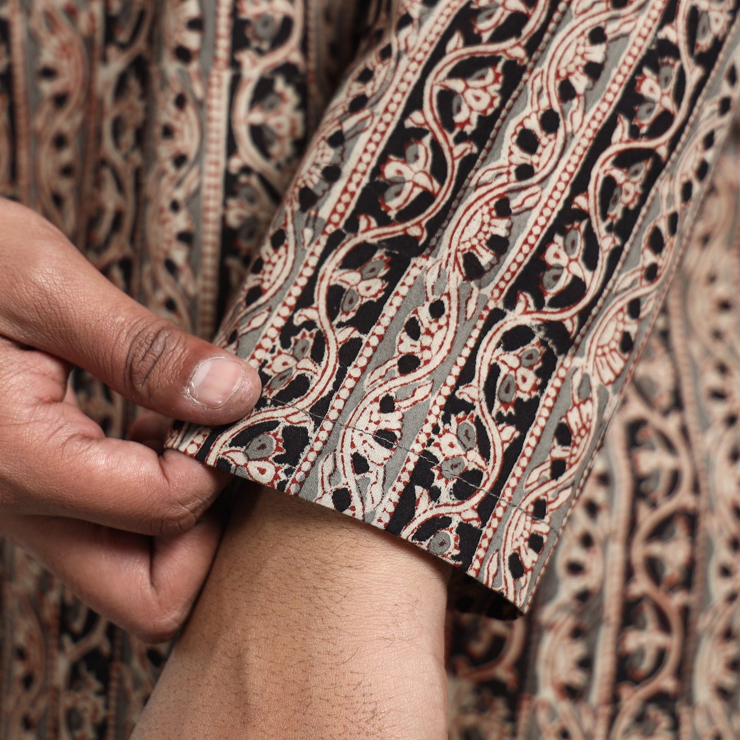 kalamkari men kurta 
