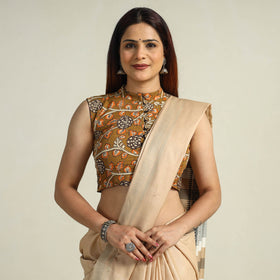 Buy Kalamkari Printed Cotton Stitched Blouse 01 