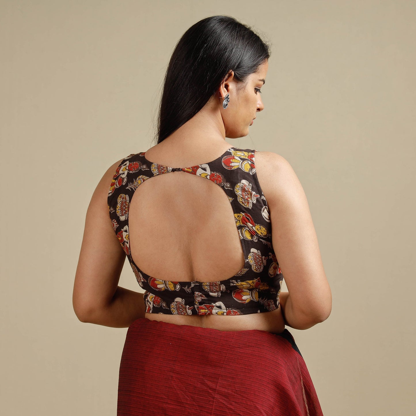 Kalamkari Stitched Blouse
