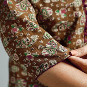  Kalamkari Printed Cotton Straight Kurta For Women