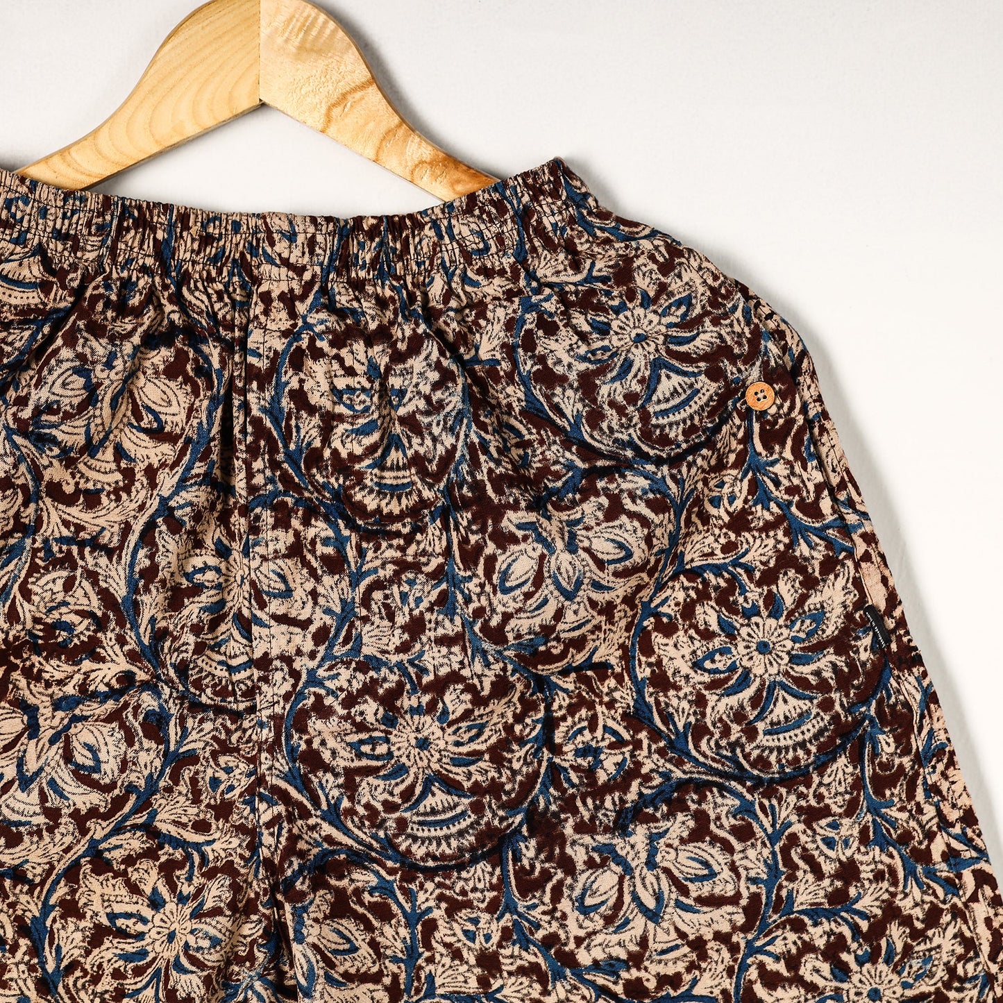 Buy Kalamkari Block Printed Cotton Unisex Boxer/Shorts Online at iTokri.com