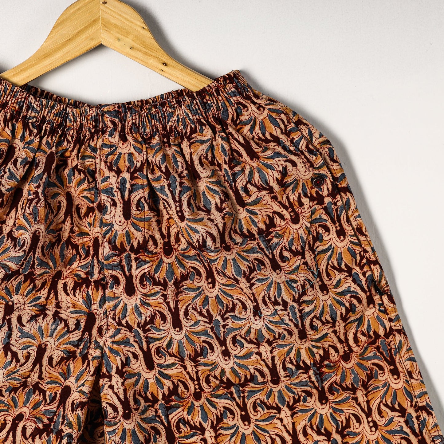  Kalamkari Block Printed Cotton Unisex Boxer/Shorts 