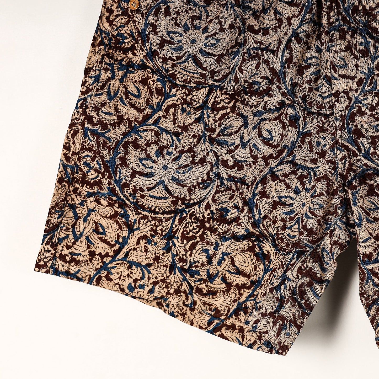 Buy Kalamkari Block Printed Cotton Unisex Boxer/Shorts Online at iTokri.com