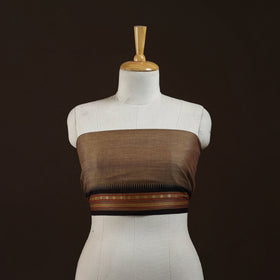 Kanchipuram cotton blouse piece 01 - handcrafted