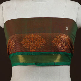 Kanchipuram cotton blouse piece 05 - handcrafted