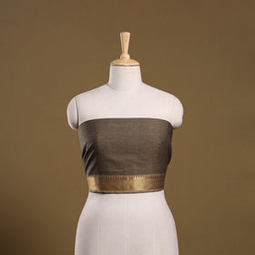 Kanchipuram cotton blouse piece 57 - handcrafted