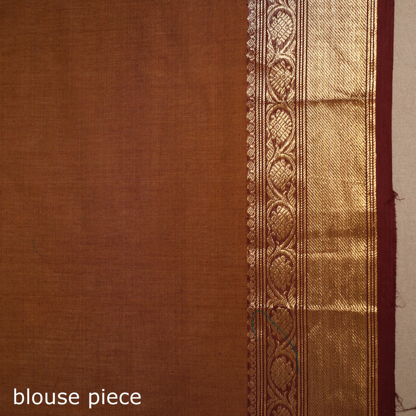Brown - kandangi buti chettinad cotton saree with border 50