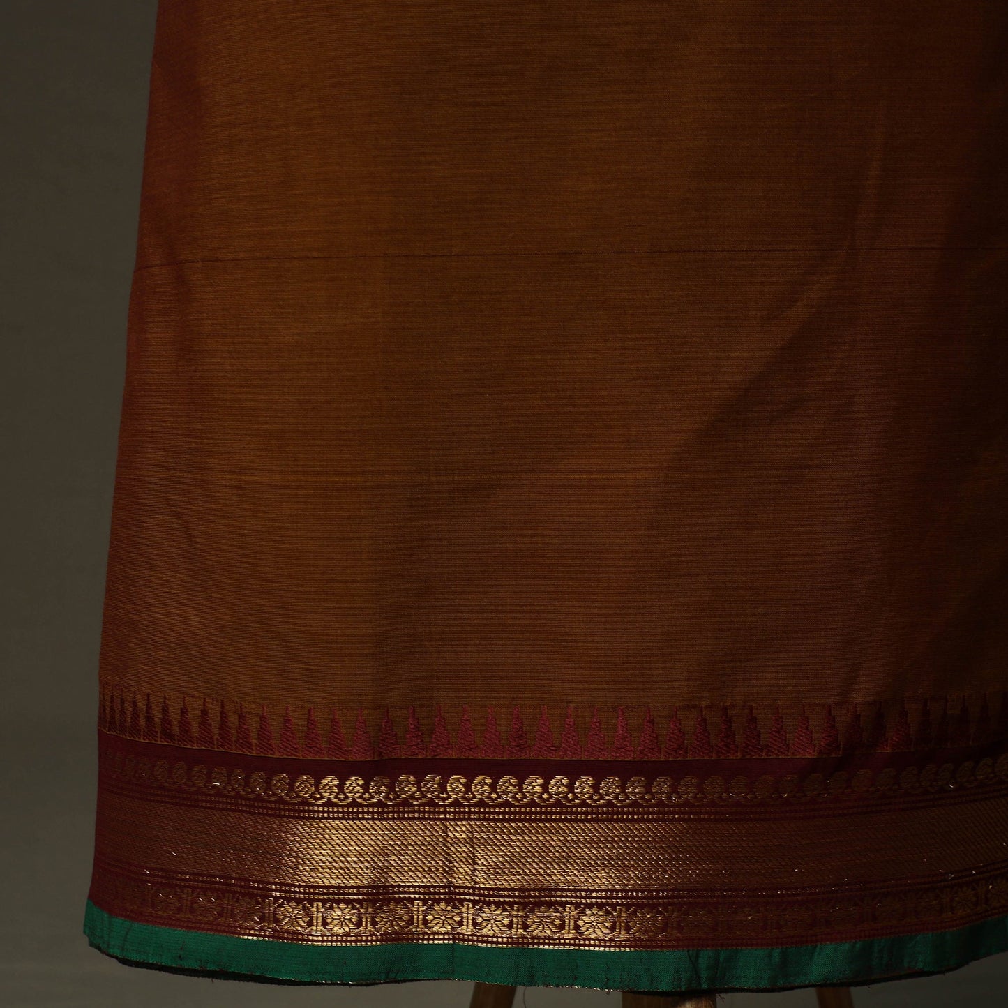 Kandangi chettinad cotton 2pc unstitched dress material 01