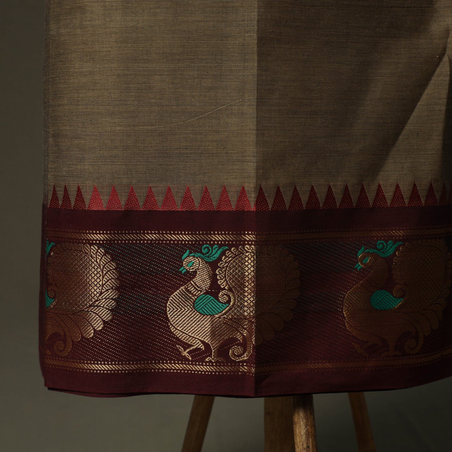 Kandangi chettinad cotton 2pc unstitched dress material 23