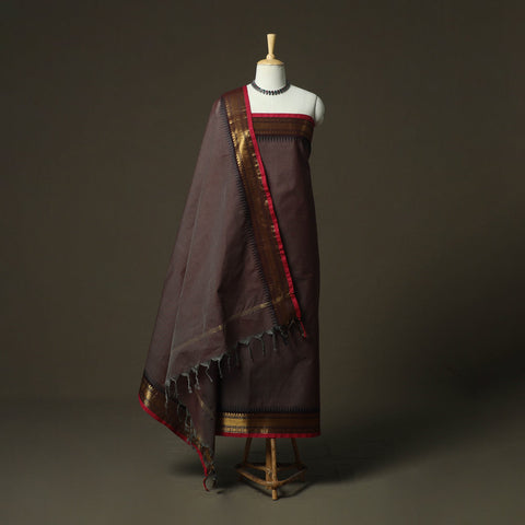 Kandangi chettinad cotton 2pc unstitched dress material 32