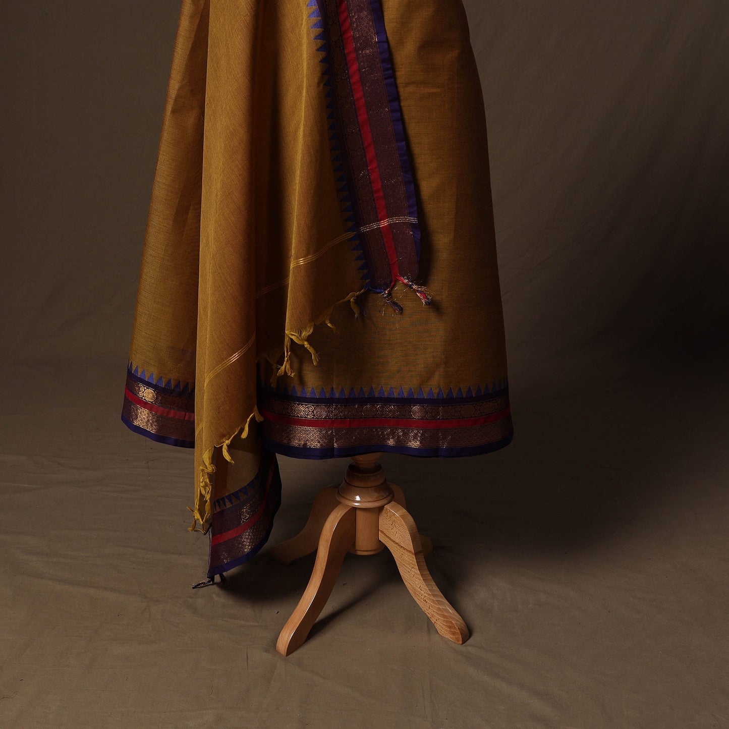 Kandangi chettinad cotton 2pc unstitched dress material 49