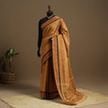 Brown Kandangi Chettinad Cotton Saree with Border