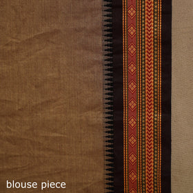 Brown Kandangi Chettinad Cotton Saree with Border