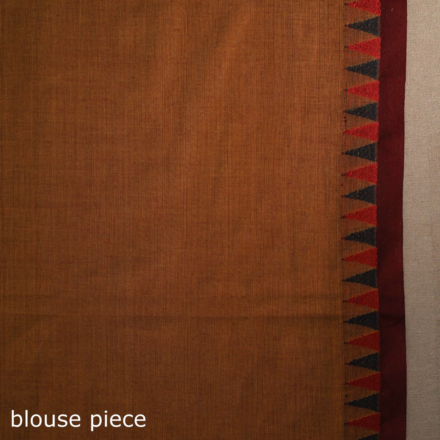 Brown - kandangi chettinad cotton saree with border 94