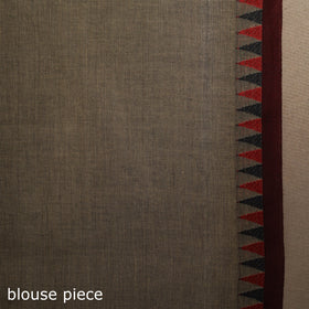 Brown - kandangi chettinad cotton saree with border 96