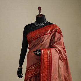 Brown - kandangi thread buti chettinad cotton saree