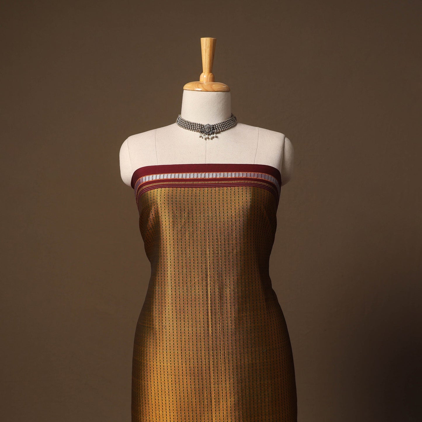 Karnataka khun mercerised cotton 3pc unstitched dress