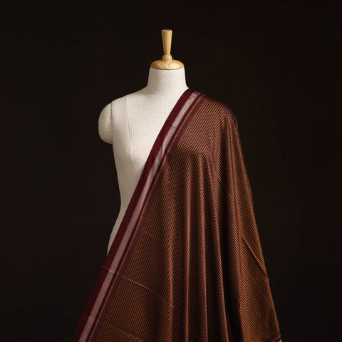 Karnataka weave cotton khun fabric 37 - handcrafted