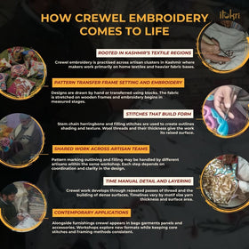 Brown - kashmiri crewel hand embroidery velvet travel