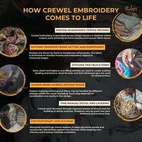 Brown - kashmiri crewel hand embroidery velvet travel