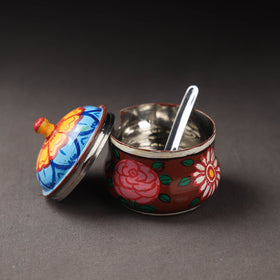  Kavad Handpainted Stainless Steel Ghee Pot 