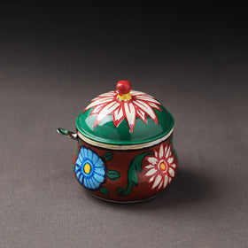  Kavad Handpainted Stainless Steel Ghee Pot 