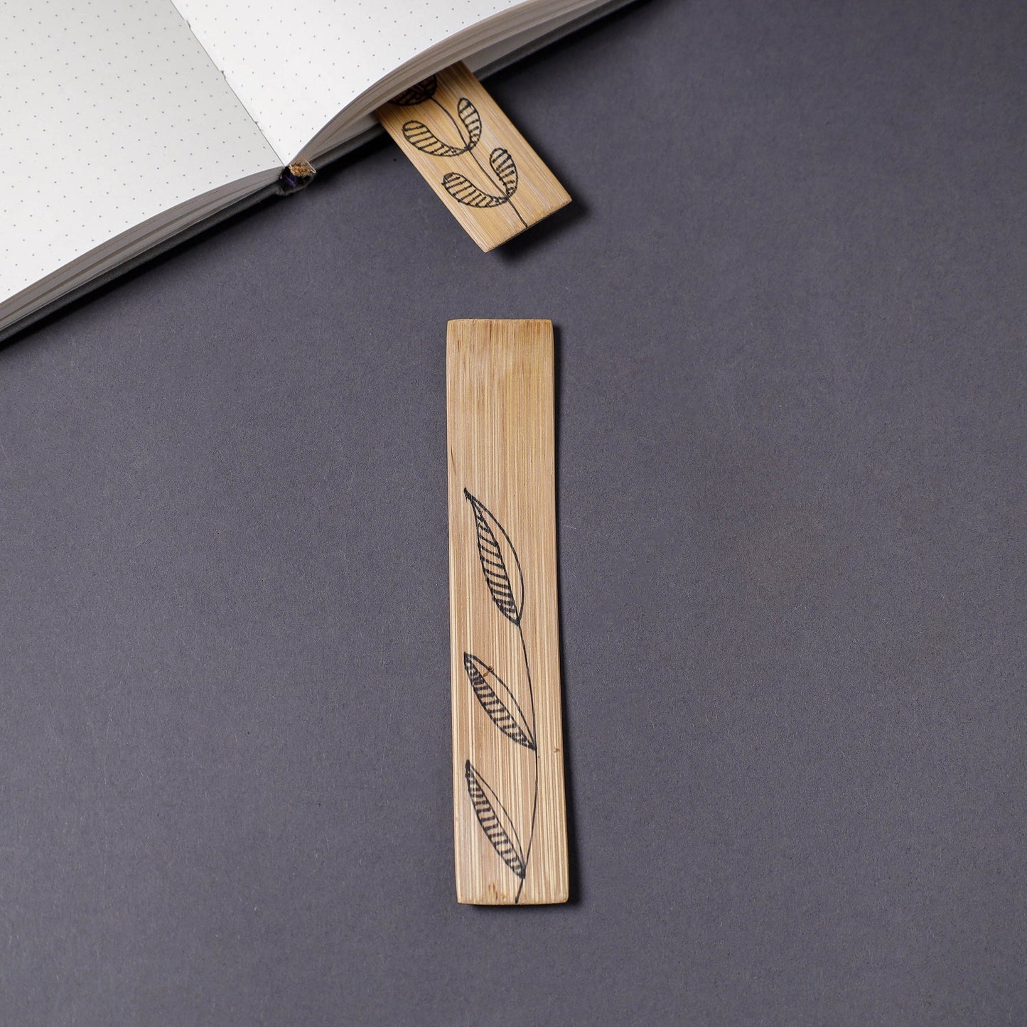 Buy Kerala Handpainted Bamboo Bookmark 
