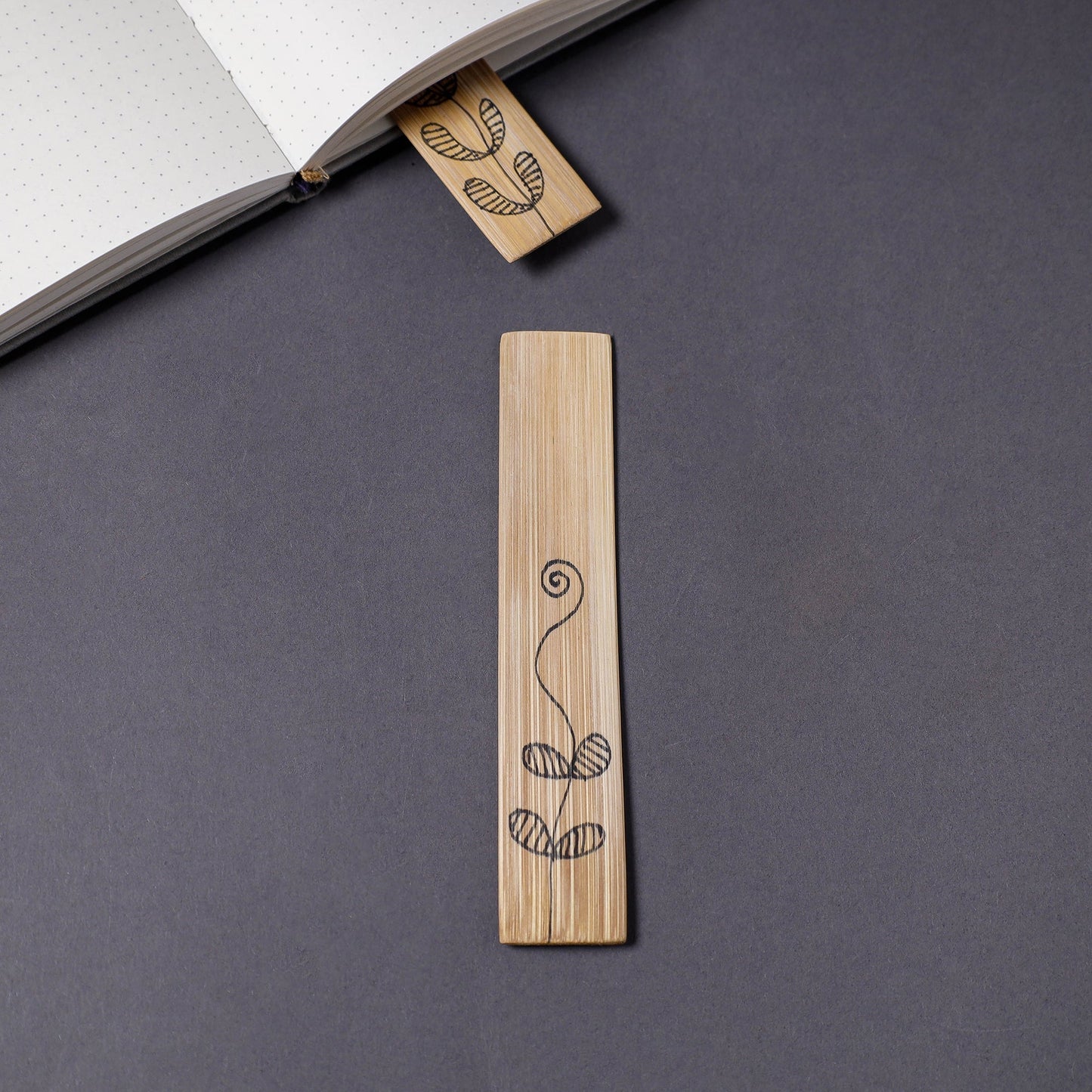 Buy Kerala Handpainted Bamboo Bookmark 