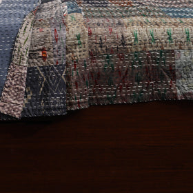 Khambadiya tagai patchwork quilt / gudri / blanket (109 x