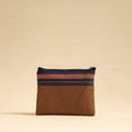  Brown Khun Fabric Quilted Cotton Utility Pouch