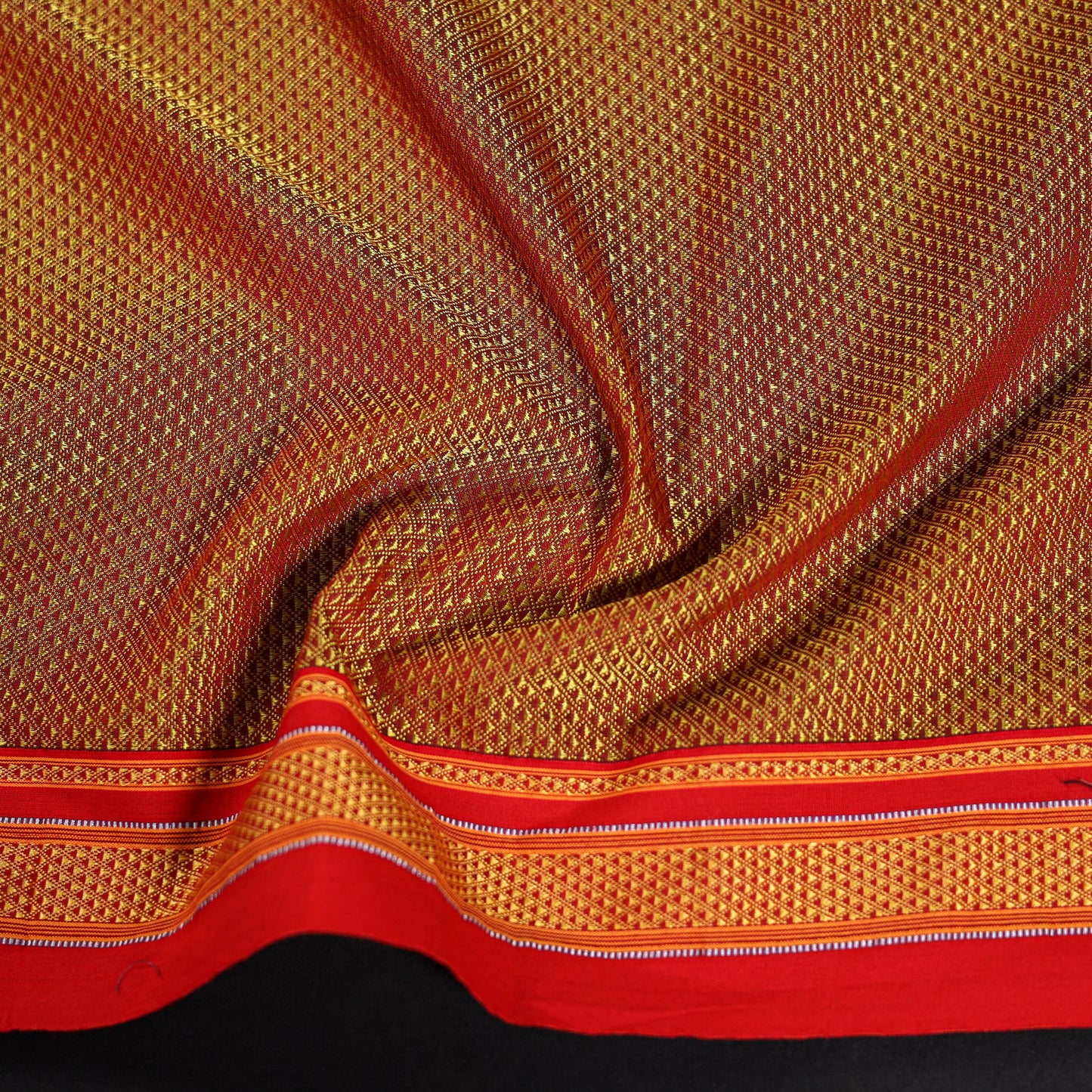 Khun weave cotton blouse piece 14 - handcrafted