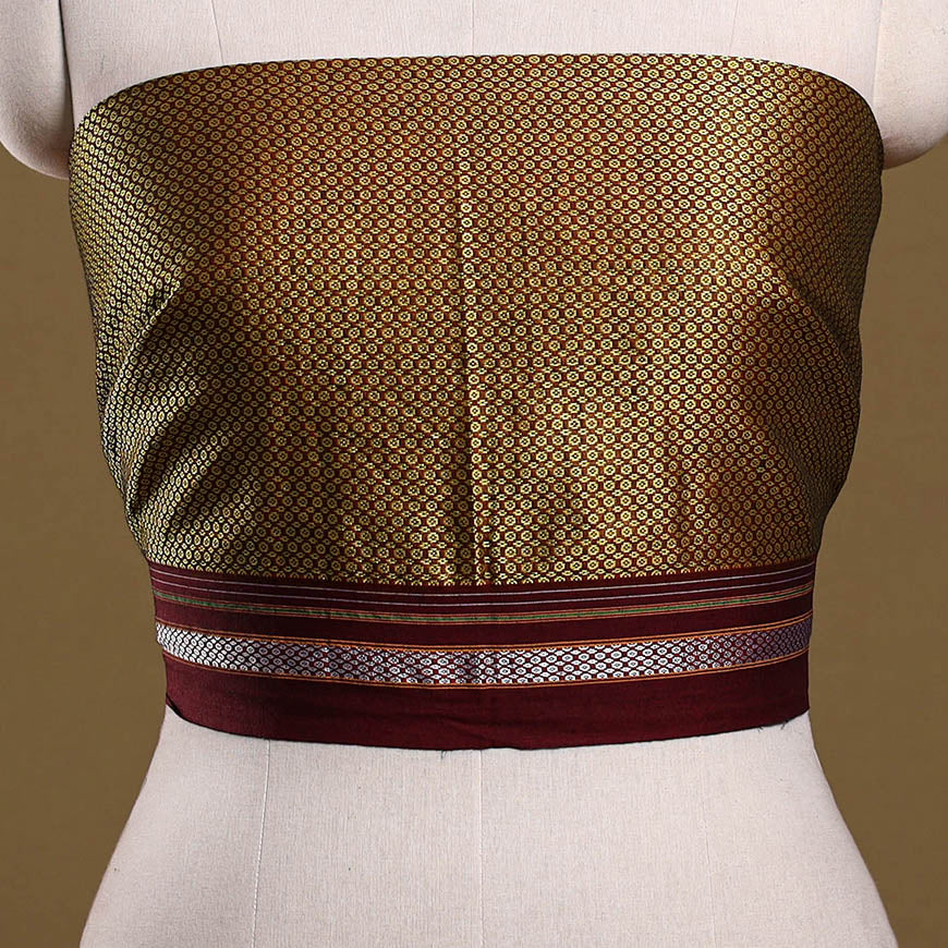 Khun weave cotton blouse piece 16 - handcrafted