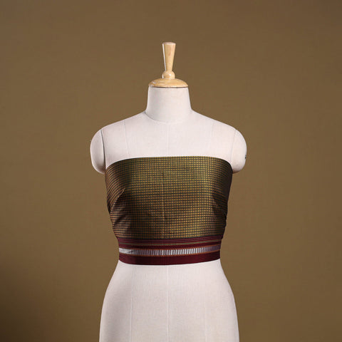 Khun weave cotton blouse piece 17 - handcrafted