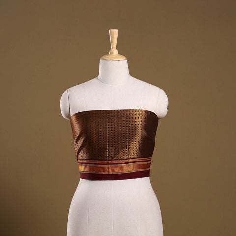 Khun weave cotton blouse piece 33 - handcrafted