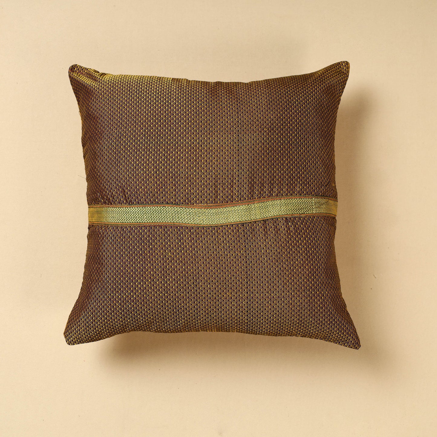  Khun Weave Cotton Cushion Cover (16 x 16 in) 