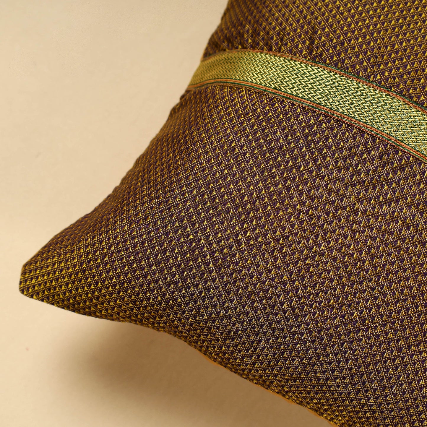  Khun Weave Cotton Cushion Cover (16 x 16 in) 