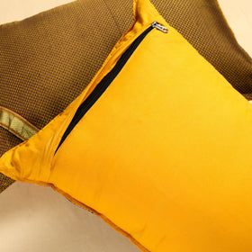 Brown - Khun Weave Cotton Pillow Covers (Set of 2)