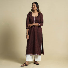Buy Khun Weave Cotton Straight Kurta Online at iTokri.com