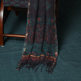 Kota doria cotton hand block sanganeri print 3pc unstitched