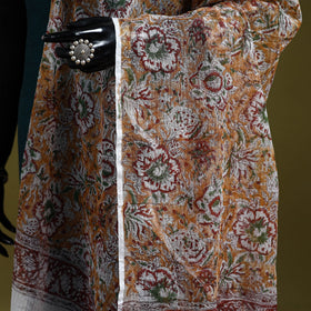 Kota doria silk cotton sanganeri floral dupatta 55