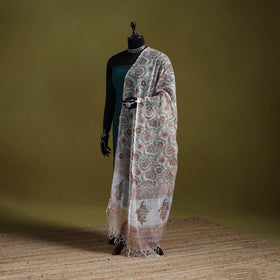 Kota doria silk cotton sanganeri floral dupatta 64