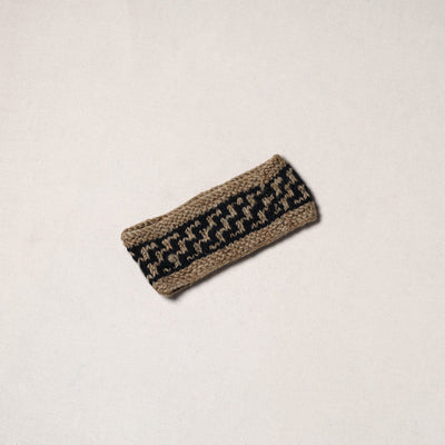 Brown - kullu karishma hand knitted merino wool headband 27